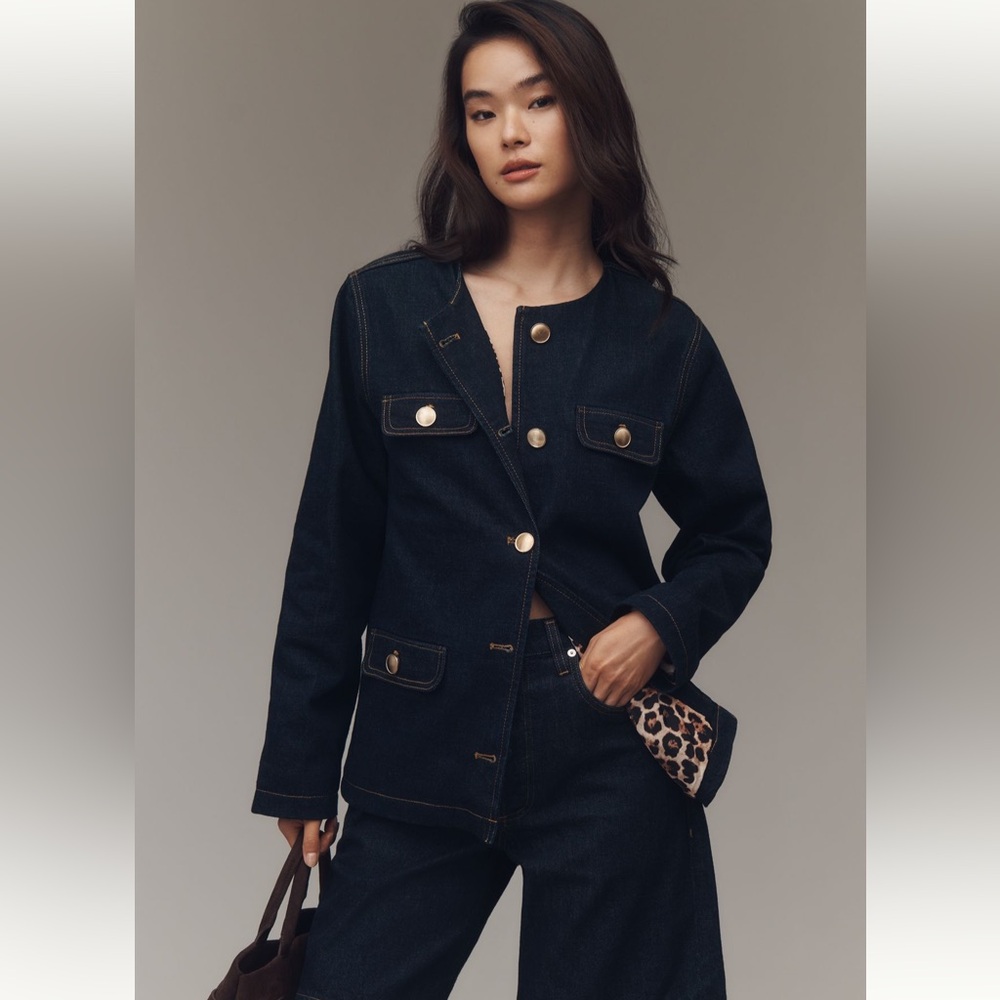 NWT Maeve Denim Jacket